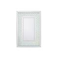 Convenience Concepts 20 x 30 in. Sparkle Collection Crystal Mirror, Bronze HI2955677